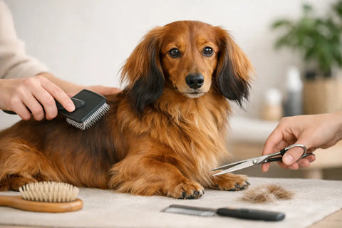 How to Groom a Longhaired Dachshund Coat