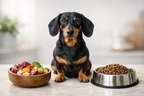 Raw Food vs Kibble for a Healthy Dachshund