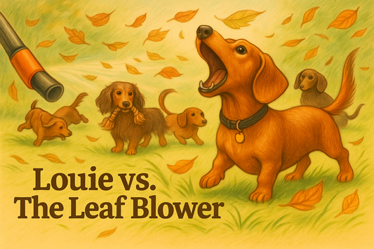 Louie vs. The Leaf Blower