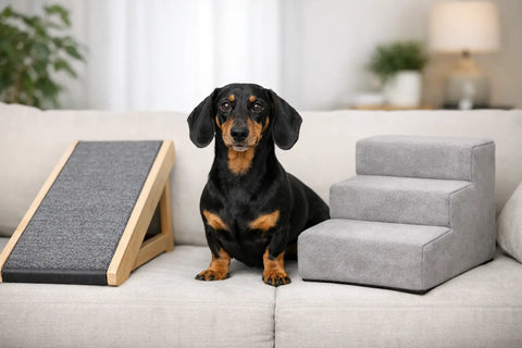 Dog Ramp vs Stairs for Dachshund Back Care