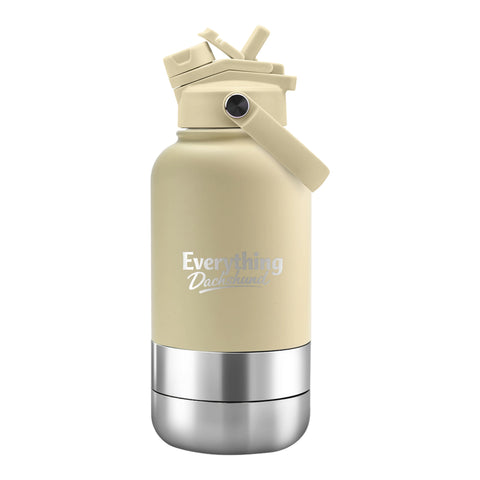 Adventure Buddy 3-in-1 Insulated Dog Water Bottle & Treat Container (1000ml)