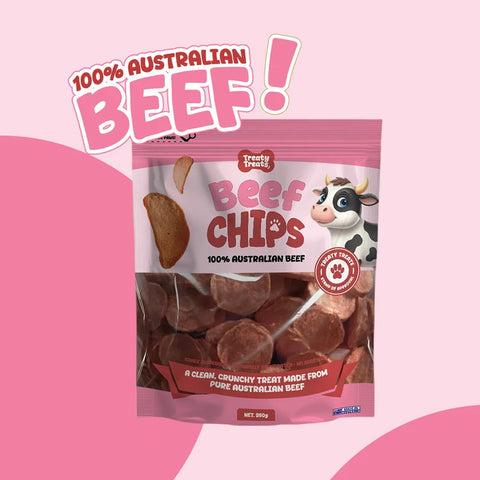 Beef Chips | Single ingredient Human Grade Meat Treats