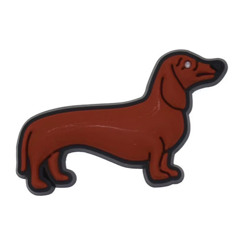 Sausage Dog Keychain Charm