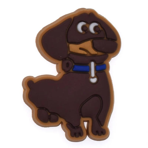 Sausage Dog Keychain Charm