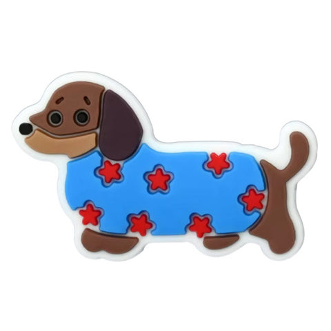 Sausage Dog Keychain Charm