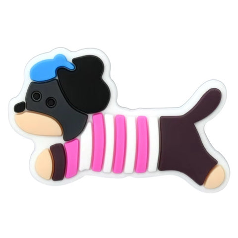 Sausage Dog Keychain Charm