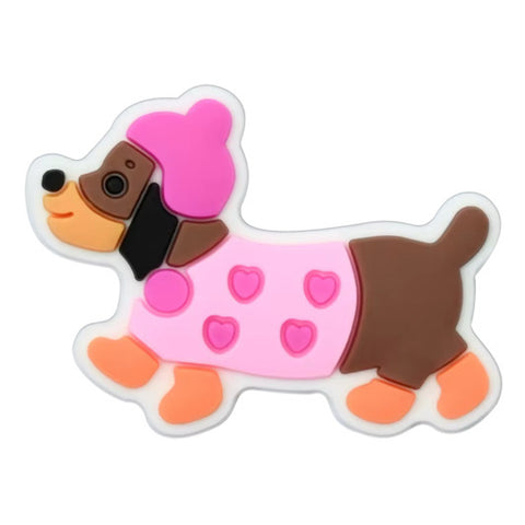 Sausage Dog Keychain Charm