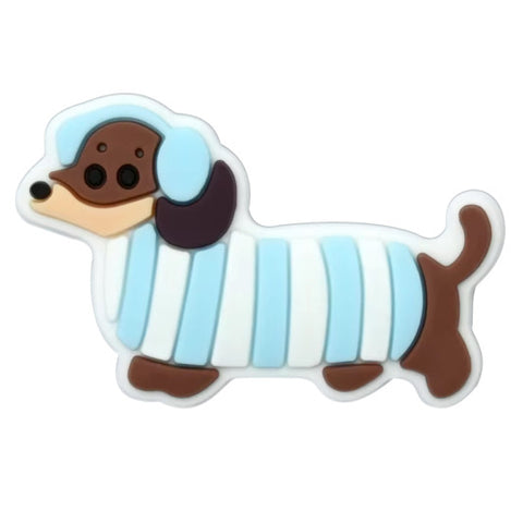 Sausage Dog Keychain Charm