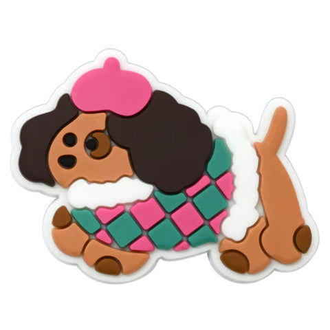 Sausage Dog Keychain Charm