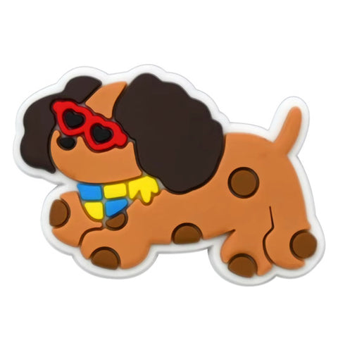 Sausage Dog Keychain Charm