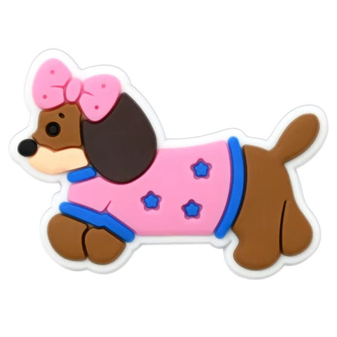 Sausage Dog Keychain Charm