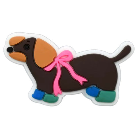 Sausage Dog Keychain Charm