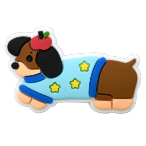 Sausage Dog Keychain Charm