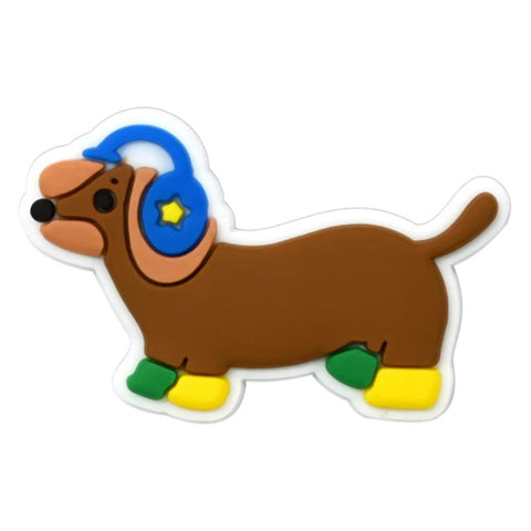 Sausage Dog Keychain Charm