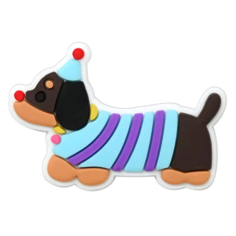 Sausage Dog Keychain Charm