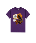 Purple front flat lay