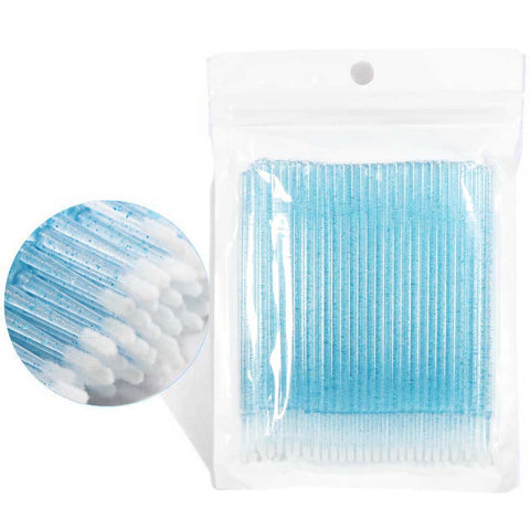 Miosh Disposable Micro Applicator Brush 100PCS - Blue