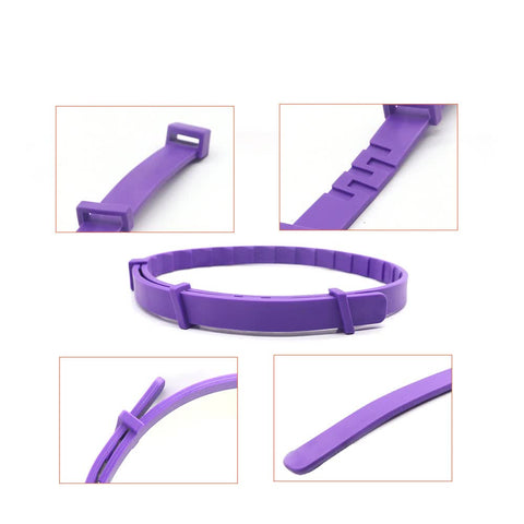 Black Calming Collars for Dogs - Natural Stress Relief, Adjustable, 4 Pack