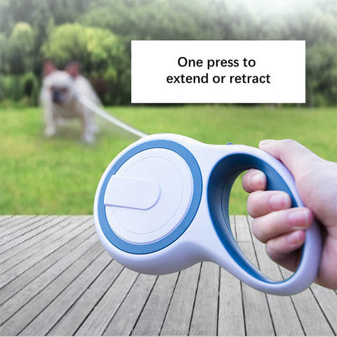Rose Red 3M Pet Leash Retractable - Tangle-Free, Extendable Pet Leash for Walking