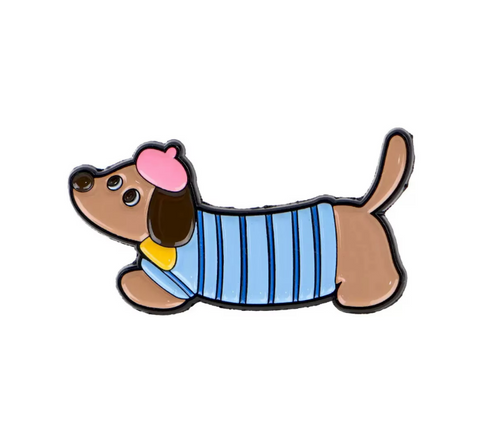 Cute Dachshund Brooch
