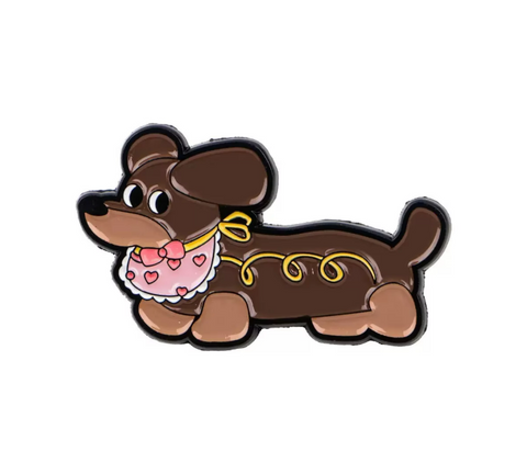 Cute Dachshund Brooch