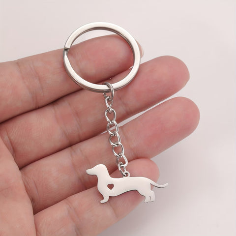 Dachshund Love Keychain