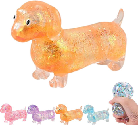 Sparkle Sausage Dachshund Squishy