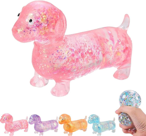 Sparkle Sausage Dachshund Squishy