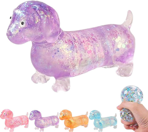 Sparkle Sausage Dachshund Squishy
