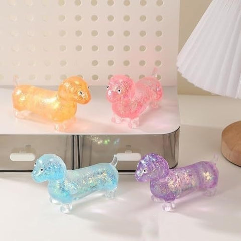 Sparkle Sausage Dachshund Squishy