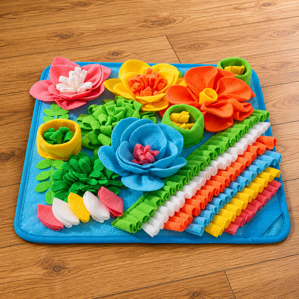 Floral Garden Snuffle Mat for Dogs