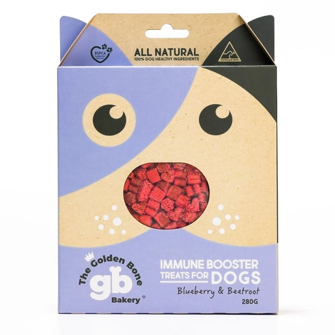 Immune Booster Dog Treats with Blueberries