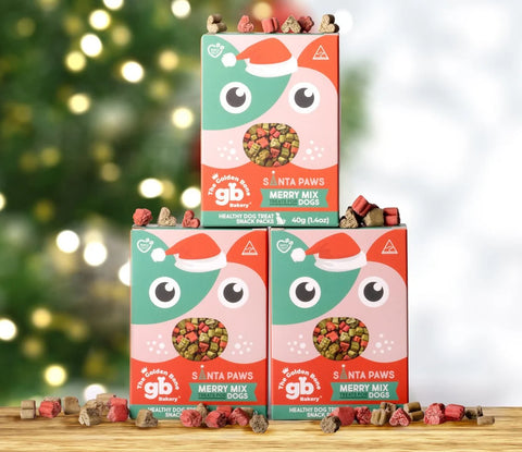 Christmas Dog Treats SnackPacks | Stocking Stuffers for Dogs