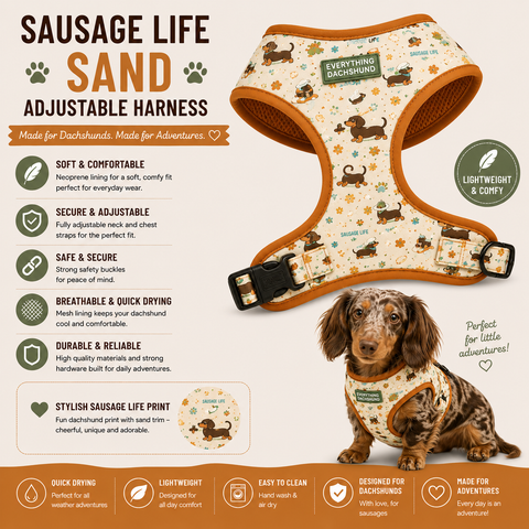 Sausage Life Sand: Adjustable Harness