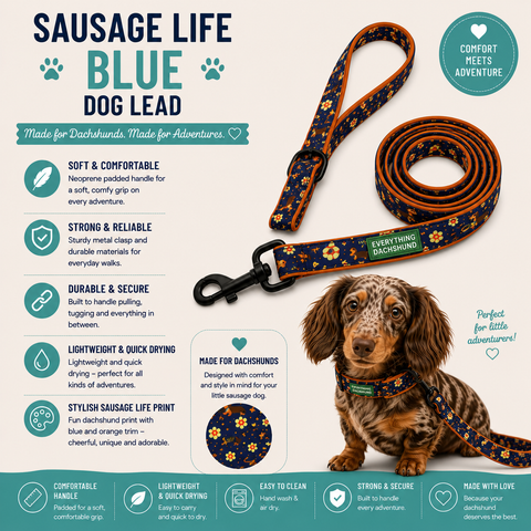 Sausage Life Blue: Dog Lead