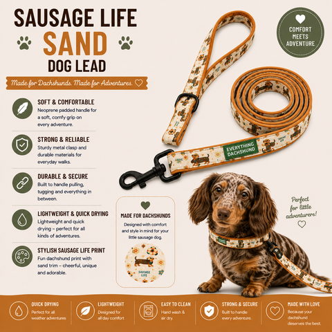 Sausage Life Sand: Dog Lead