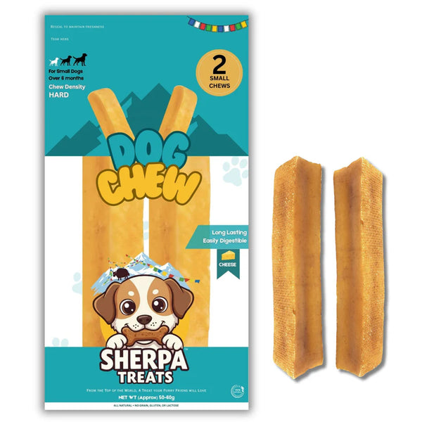 Sherpa Dog Chew 100% Natural Cheese Stick - Small