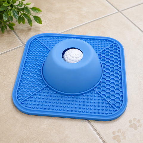 Slow Feeder with Lick Mat